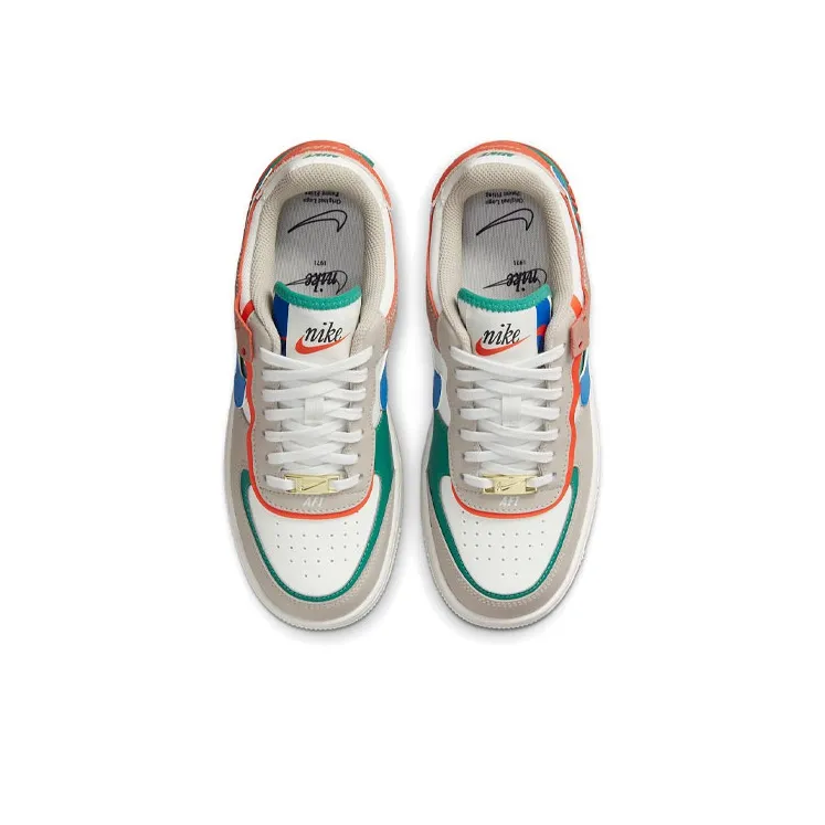 Nike Air Force 1 Low Shadow Sail Signal Blue Green Women's-3