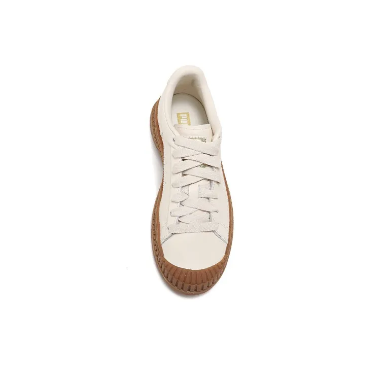 PUMA Utility Leather 'White Smoke' Women's-3