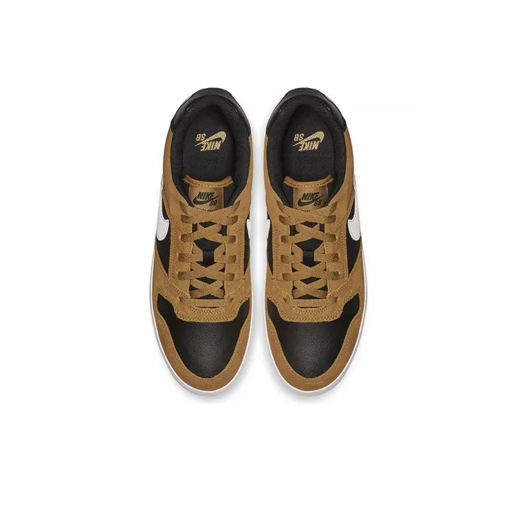 Nike SB Delta Force VULC Coverage Anti Slip And Wear Resistant Low Top Skateboard Shoes Men's Brown Black-3
