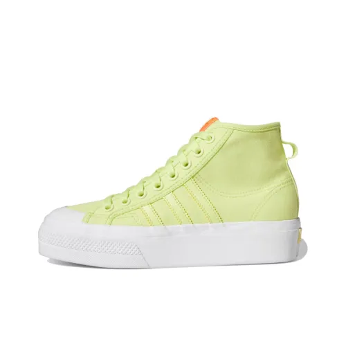 Adidas Originals Nizza Platform Mid 'Yellow' Women's