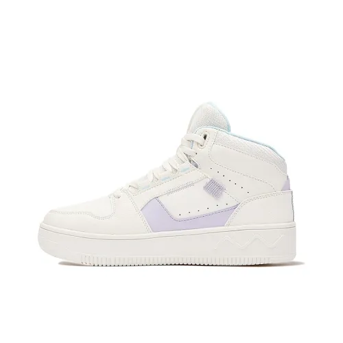 361° Skateboard Shoes Women's High-Top White/Purple