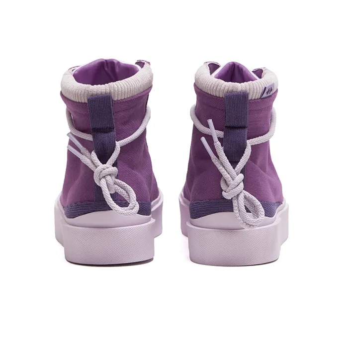 EQLZ EQUALIZER Fault High Skateboard Shoes Unisex Eggplant Purple Misprint-5