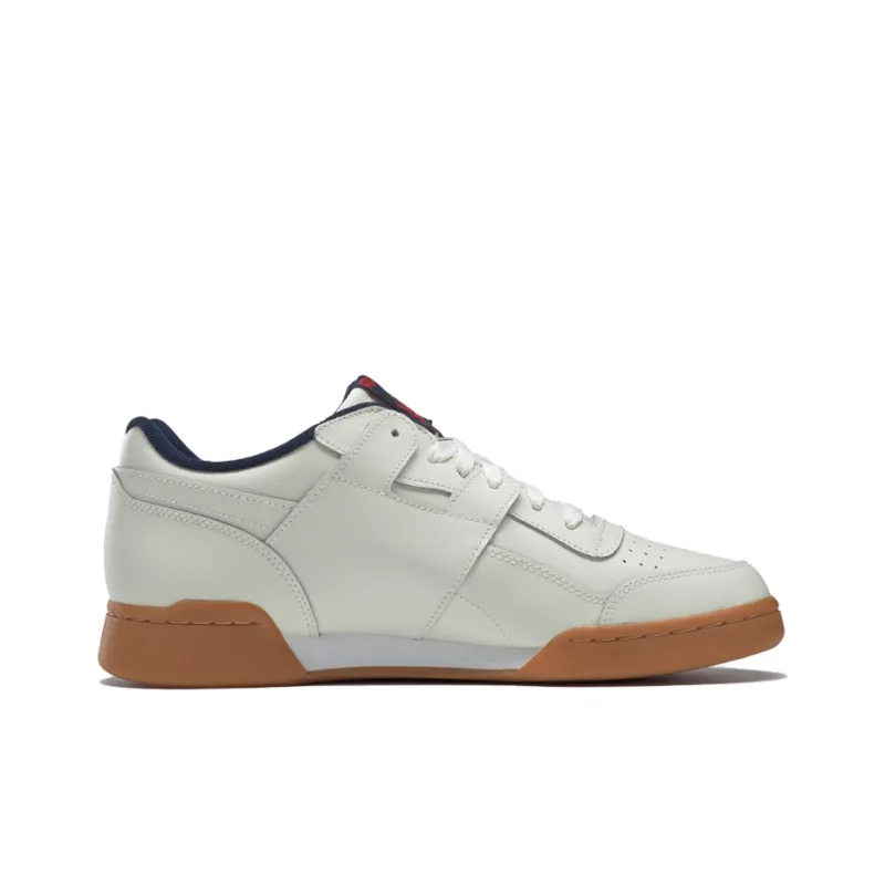 Reebok Workout Skateboard Shoes Men Low-Top Beige Brown-1