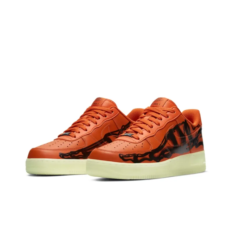 Nike Air Force 1 Low Orange Skeleton Halloween 2020-2