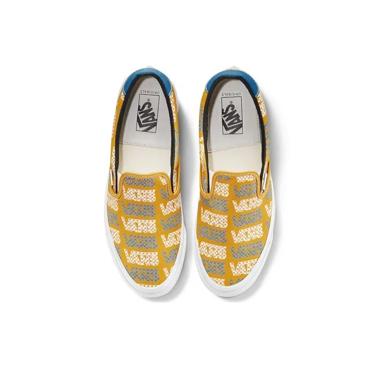 Vans Og Slip On 59 Lx 'Logo Checkerboard Golden Glow'-2