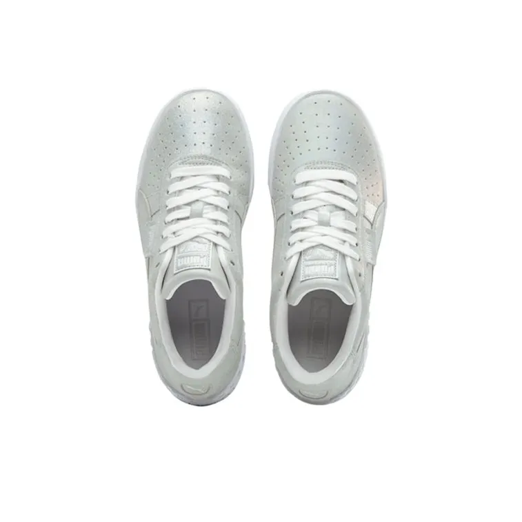 PUMA Cali Shimmer Silver/White Women's-2