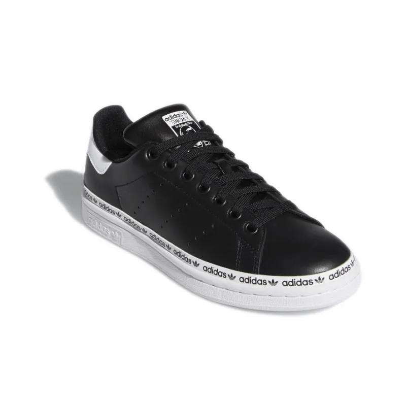 Adidas Stan Smith Logo Taping Black White Women's-2