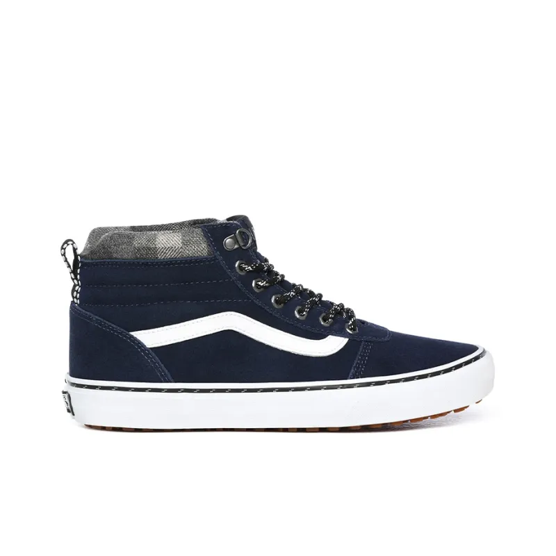 Vans Ward Hi Casual Skateboarding Shoes Navy Blue-1
