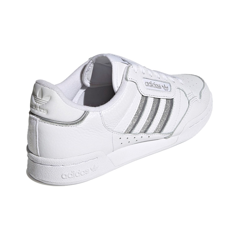 white adidas silver stripes