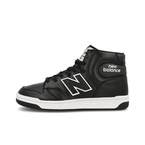 New Balance NB 480 Skateboard Shoes Men High-Top Black