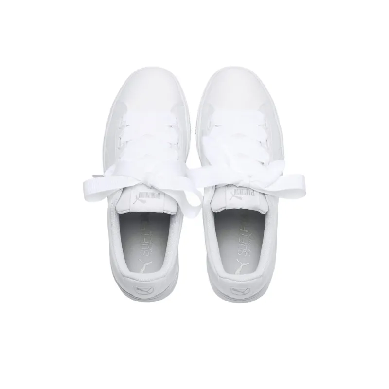 PUMA Vikky Stacked Ribbon Core White Board Shoes Women's-2