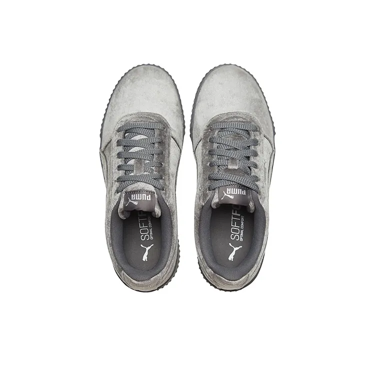 PUMA Carina Velvet Grey/Silver Women's-3