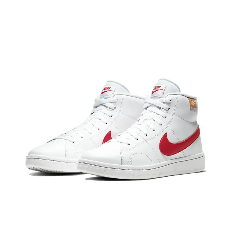 Nike Court Royale 2 Mid White University Red-2