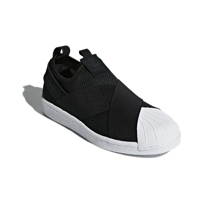 Superstar Women's Adidas Originals Slip On 'Core Black'-2