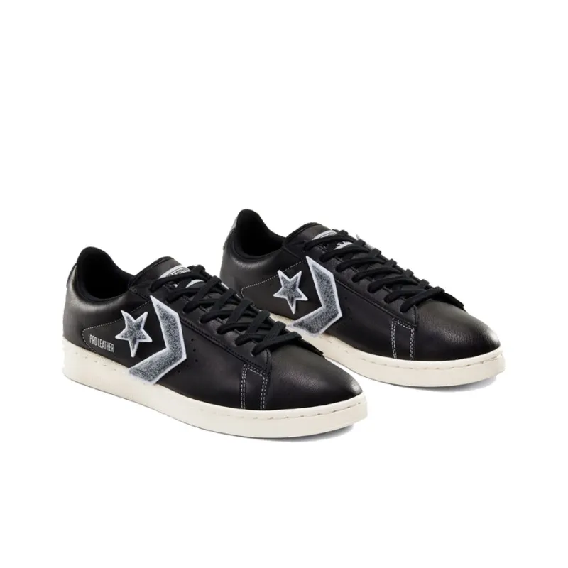Converse Pro Leather Ox Black Silver-2