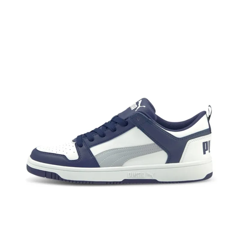 PUMA Rebound Lay Up Lo Sl Low Top Board Shoes Blue/White-0