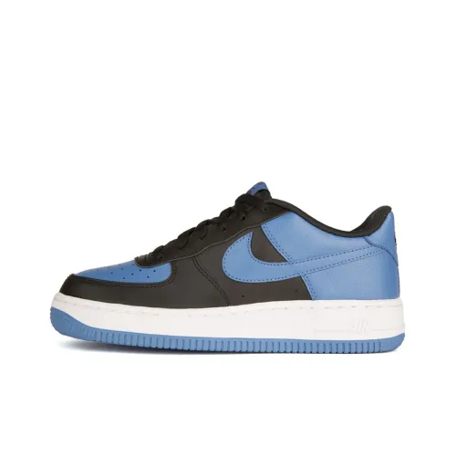 Nike Air Force 1 Skateboard Shoes Women's Low-Top Black Blue