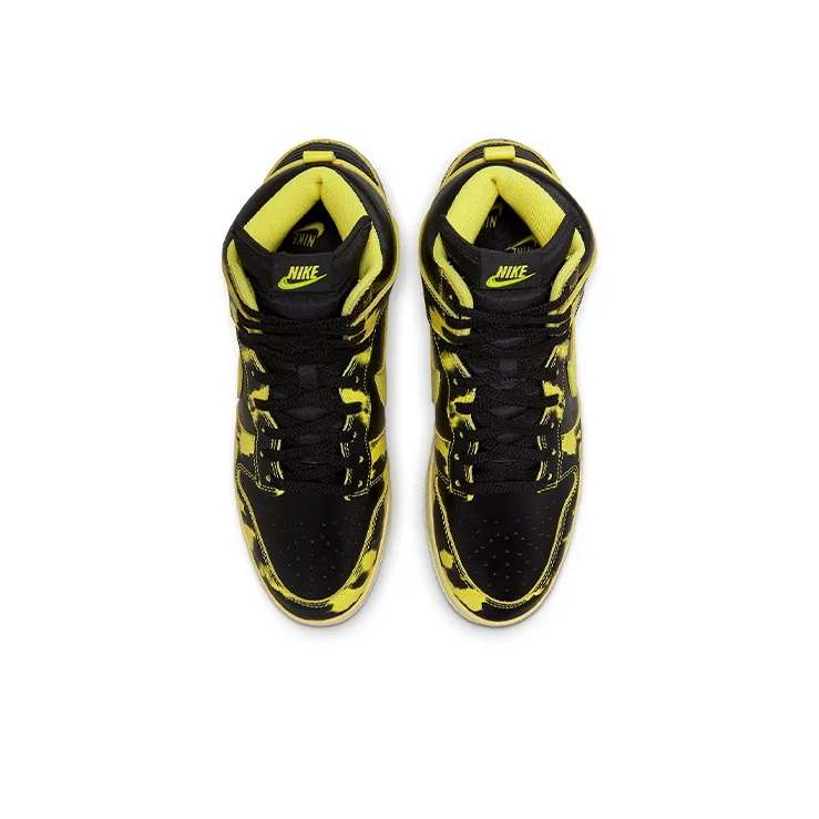 Nike Dunk High 1985 Sp Yellow Acid Wash-3