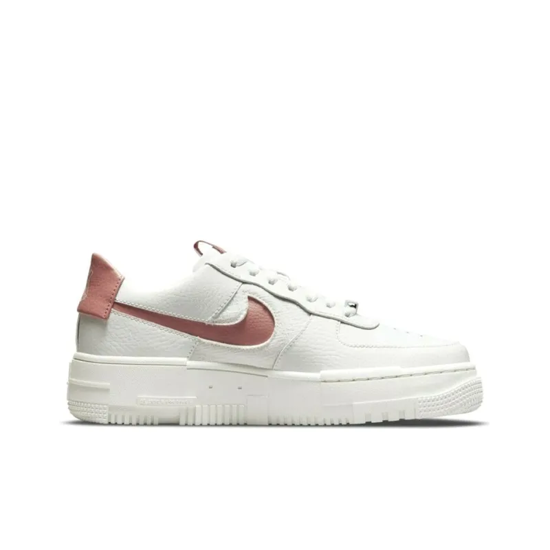 Nike Air Force 1 Low Pixel White Rust Pink Women's-1