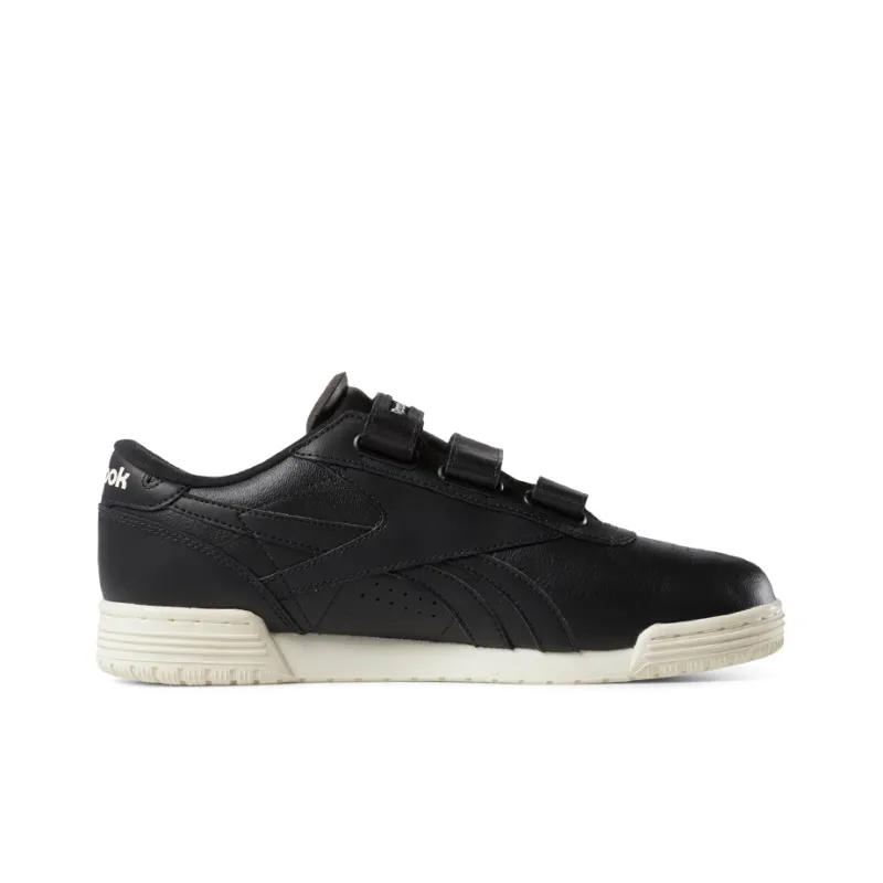 Reebok Exofit Non-slip Wear-resistant Shock Absorption Low-Top Skateboard Shoes Men's Extreme Night Black-1