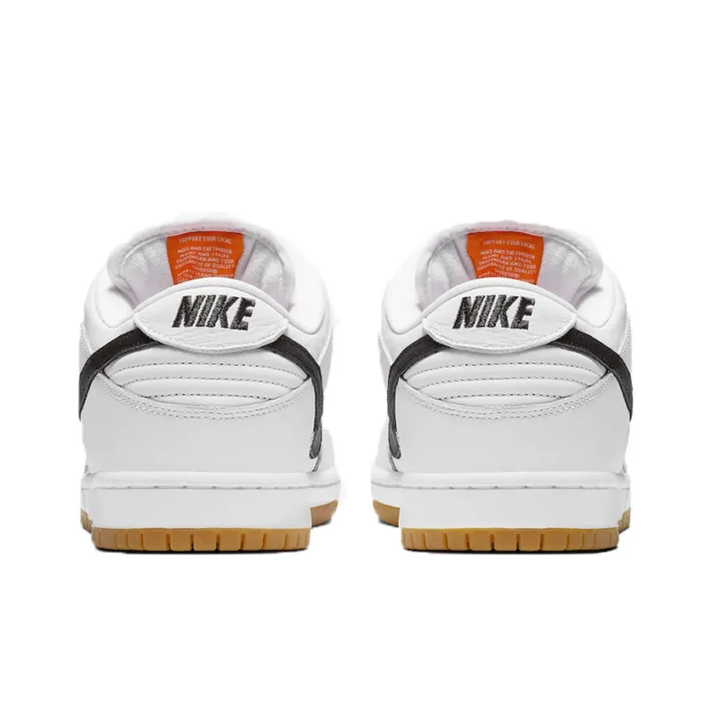Nike Sb Dunk Low Orange Label White Black 2019-4