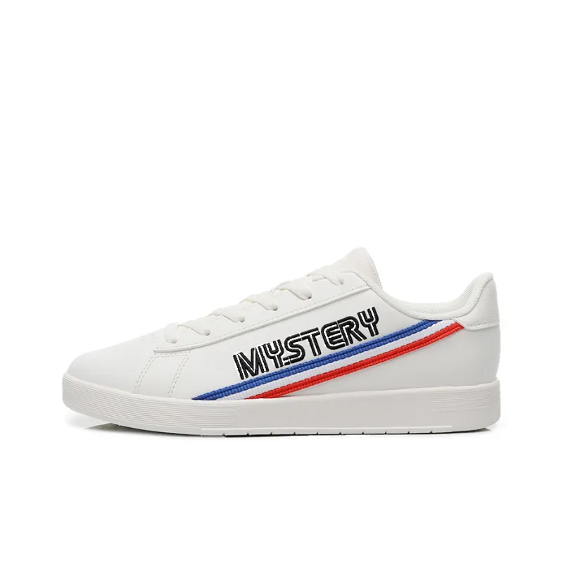 Anta Life Collection Anti-Slip Wear-Resistant Low-Top Skateboard Shoes Men's White Blue-0