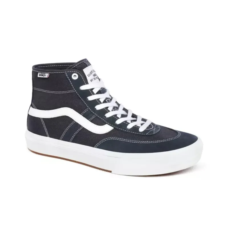 Vans Crockett High Pro Black White-2