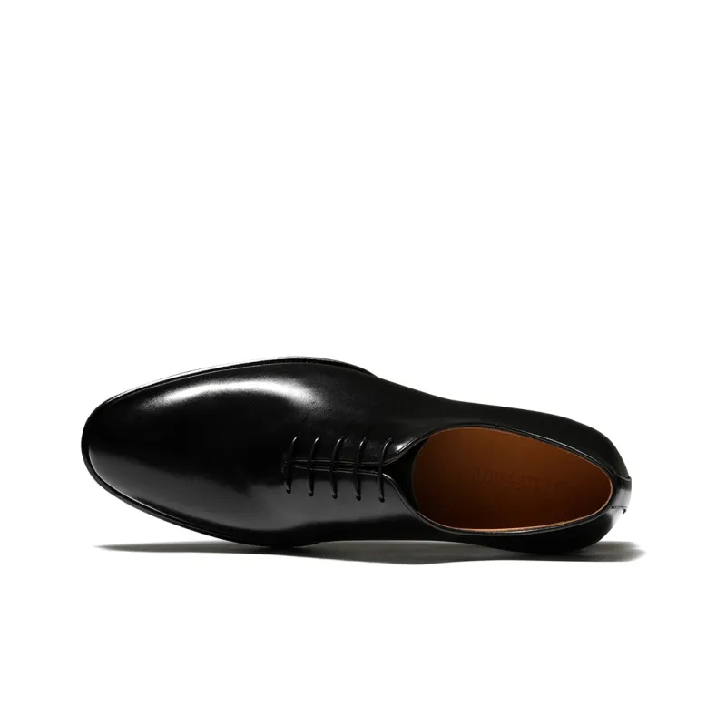 TRUFFAUT Whole Piece Leather Oxford Shoes Dress Shoes Men's-3