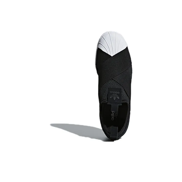 Superstar Women's Adidas Originals Slip On 'Core Black'-4