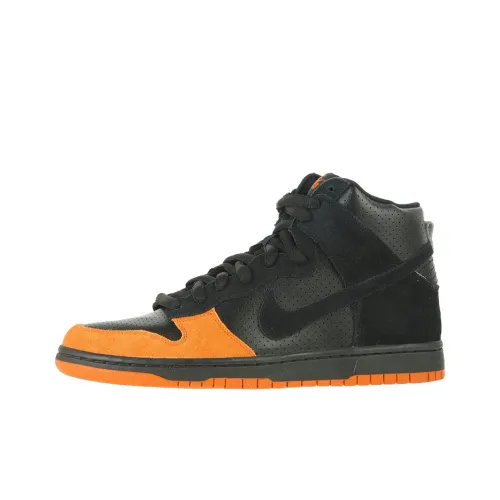 Nike SB Dunk High Black Solar Orange