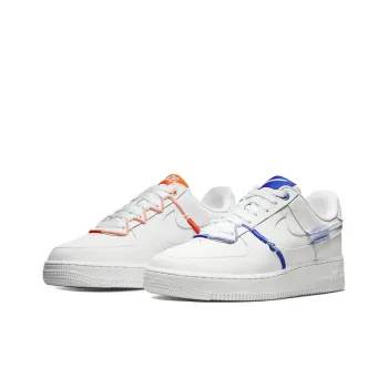 Nike Air Force 1 Low '07 Lx White Orange Blue Women's