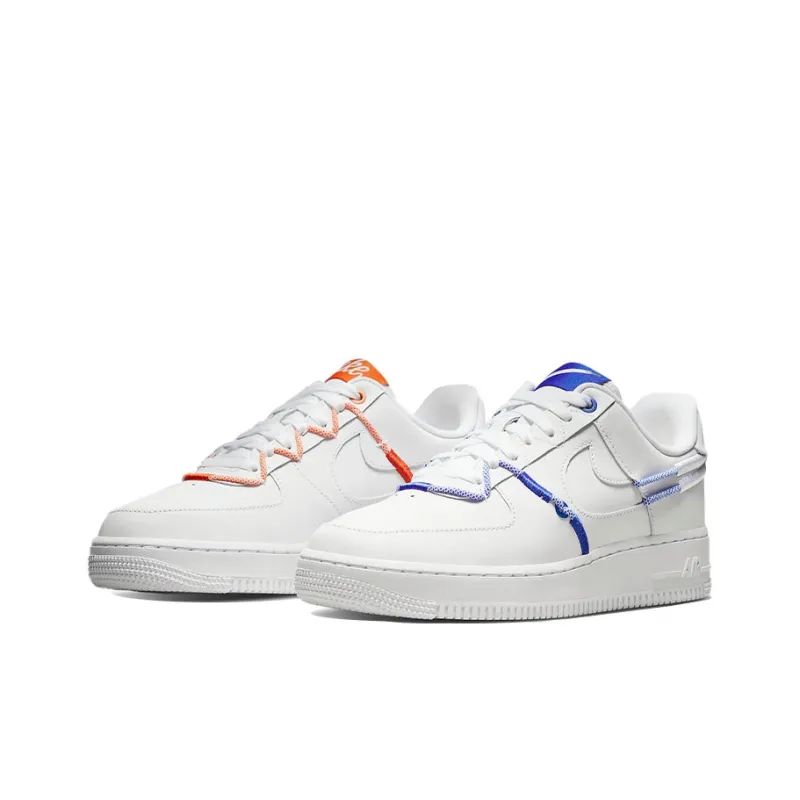 Nike Air Force 1 Low '07 Lx White Orange Blue Women's-0