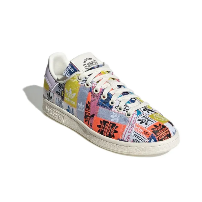 Stan Smith Women's Adidas Originals 'Patchwork Trefoils'-2