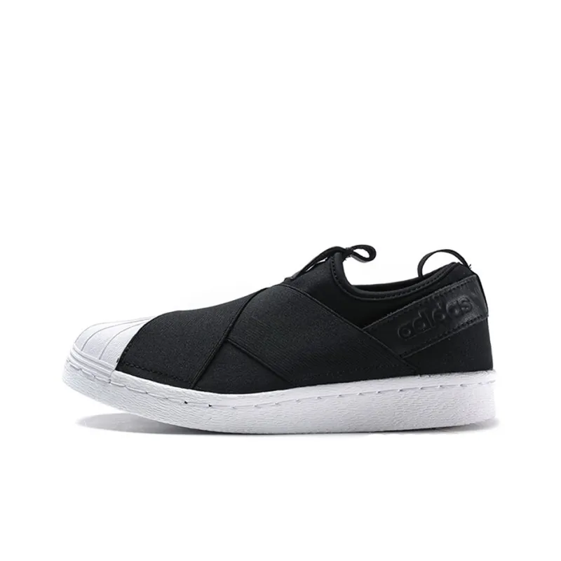 Adidas Superstar Slip On Core Black Cloud White Women's-0