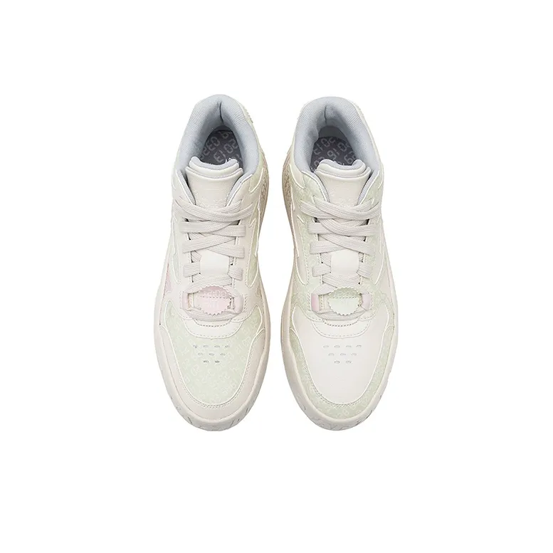 Jony J x STARTER Anti Slip And Wear Resistant Lightweight Low Top Skateboard Shoes Men's White Pink Blue-4