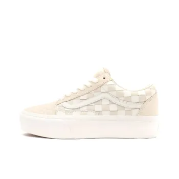 Old Skool Vans Platform 'Woven Blanc De Blanc'