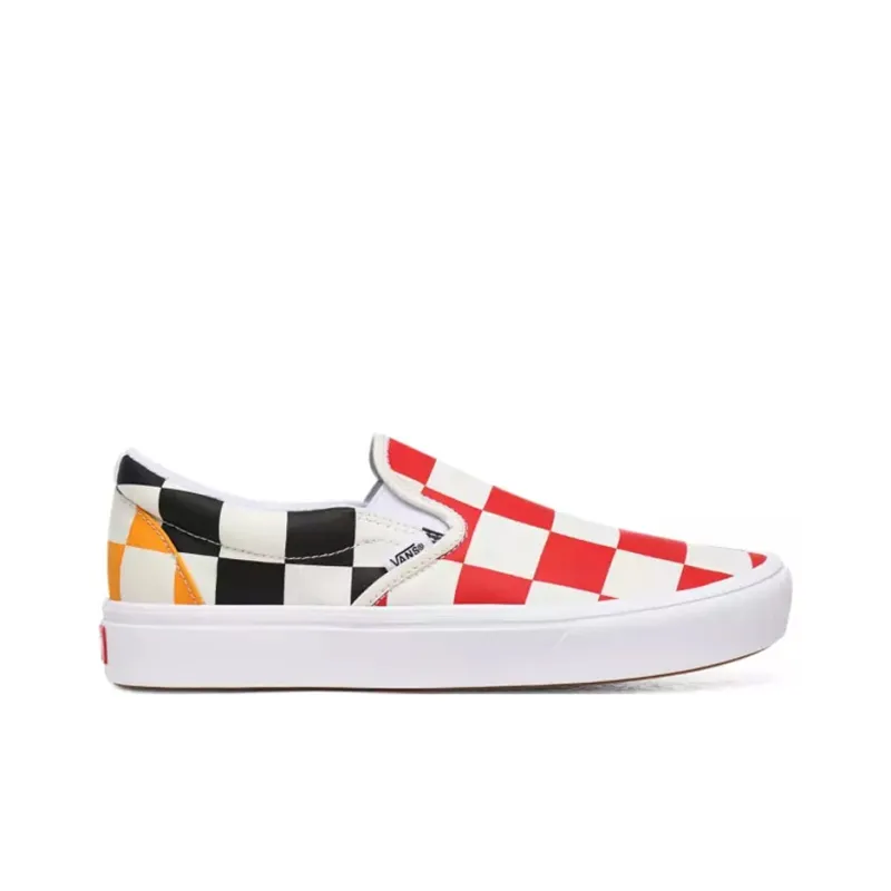 Vans Half Big Checker Comfycush Slip On 'Red Blue'-1