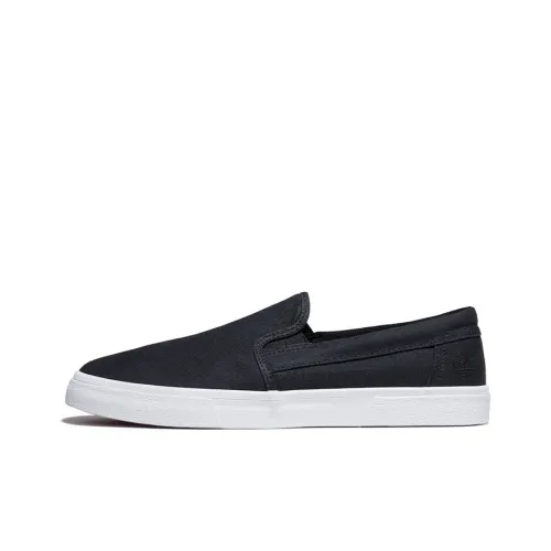 Timberland Skateboard Shoes Men Low-Top Black/White