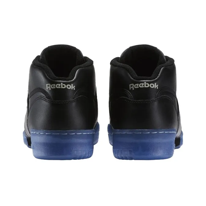 Reebok Workout Skateboard Shoes Men Mid Top Black/Blue-3