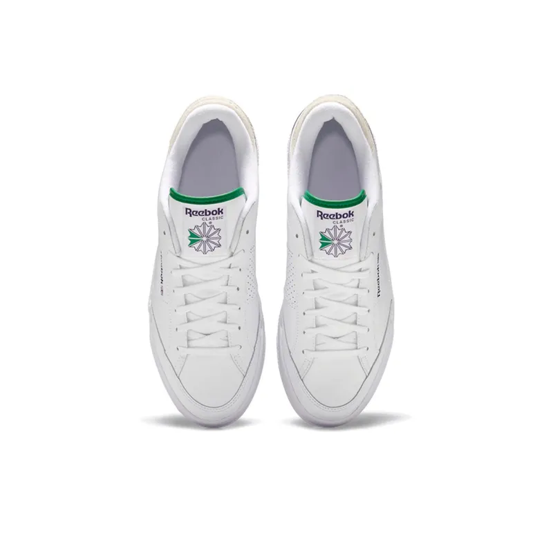 Reebok Ad Court White Green Skate Shoes 'White Green'-4