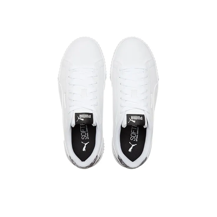PUMA Carina Crew Untamed Su For Casual Shoes White/Black Women's-3