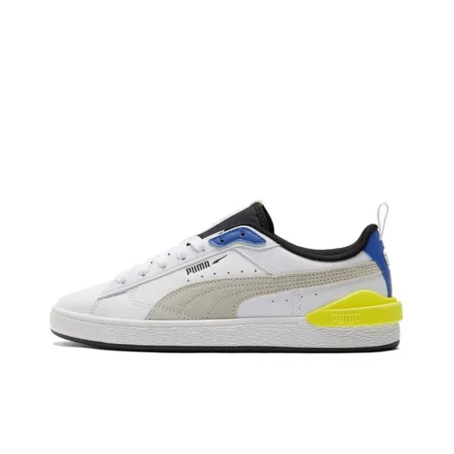 PUMA Suede Skateboard Shoes Unisex Low-Top White/Blue/White/Silver