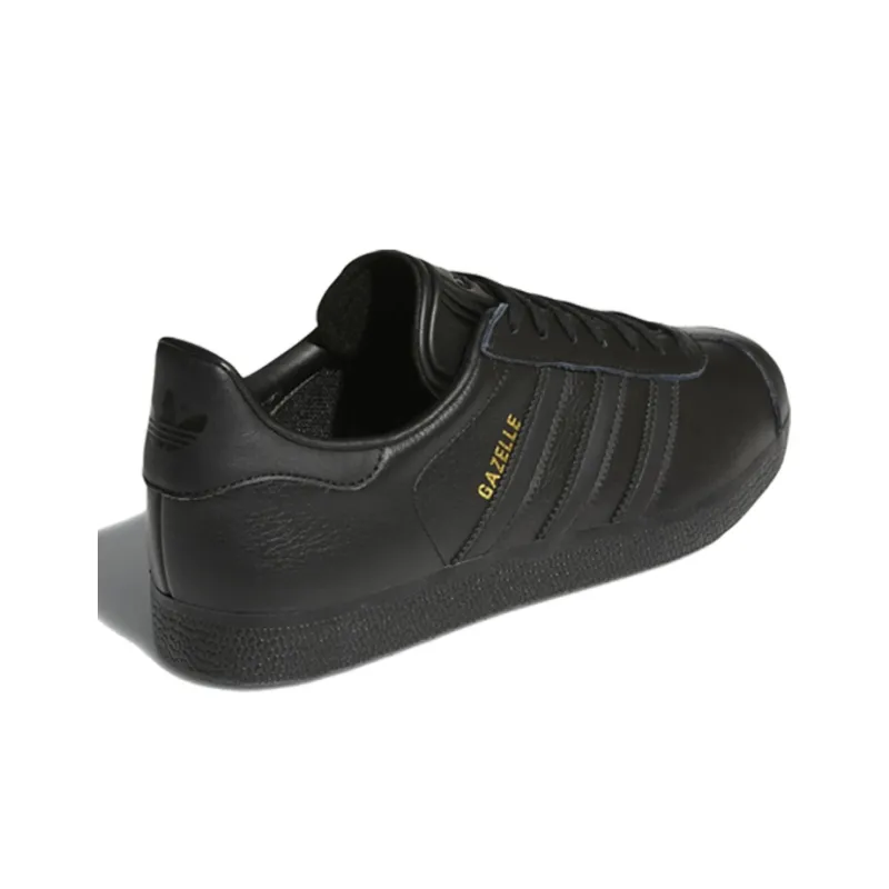 Adidas Gazelle Black/Black Gold Metallic-2
