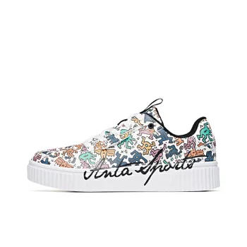 KH x Anta Life Collection Anti-Slip Wear-Resistant Low-Top Skateboard Shoes Men's Multicolor