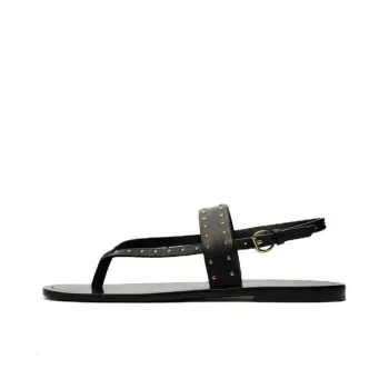 ZARA Strap Sandals Women's Black