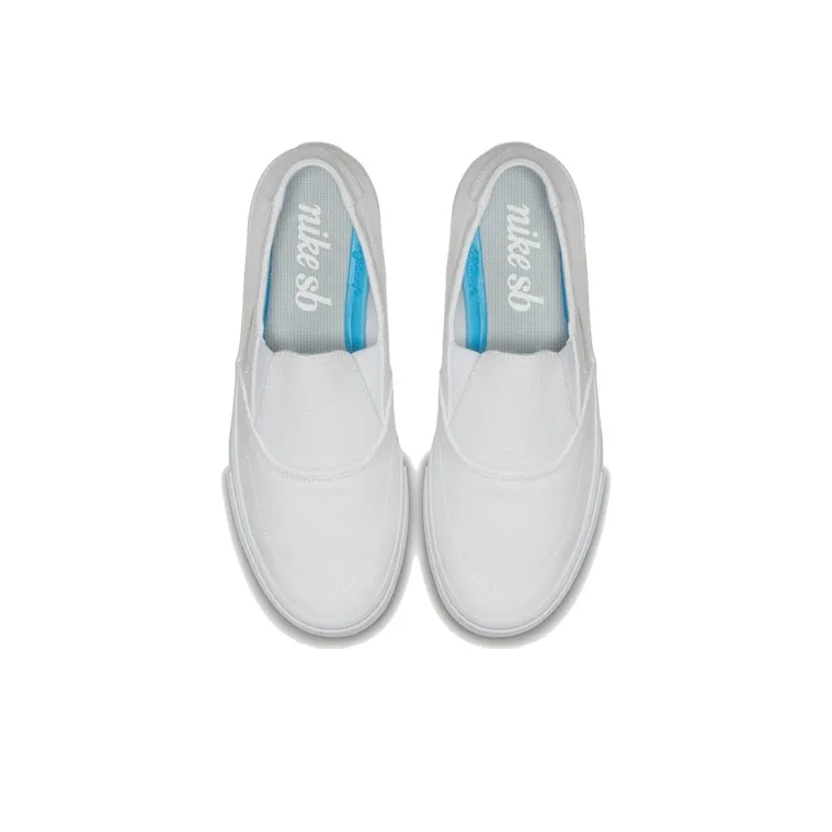 Nike Portmore 2 Solarsoft Slip On Canvas Sb 'White'-3
