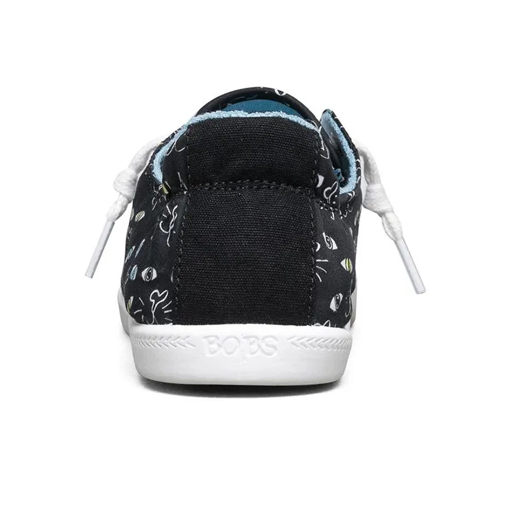 Skechers BEACH BINGO Anti-Slip Wear-Resistant Low-Top Skateboard Shoes Women's Black Multicolor-3