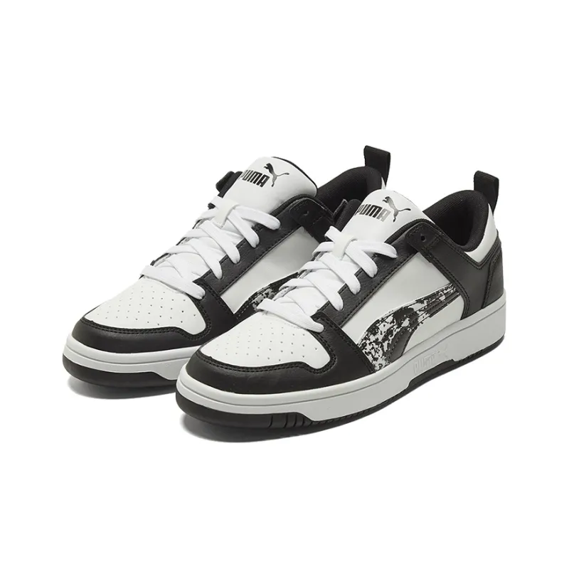 PUMA Rebound LayUp Low 'Black White Camo'-2
