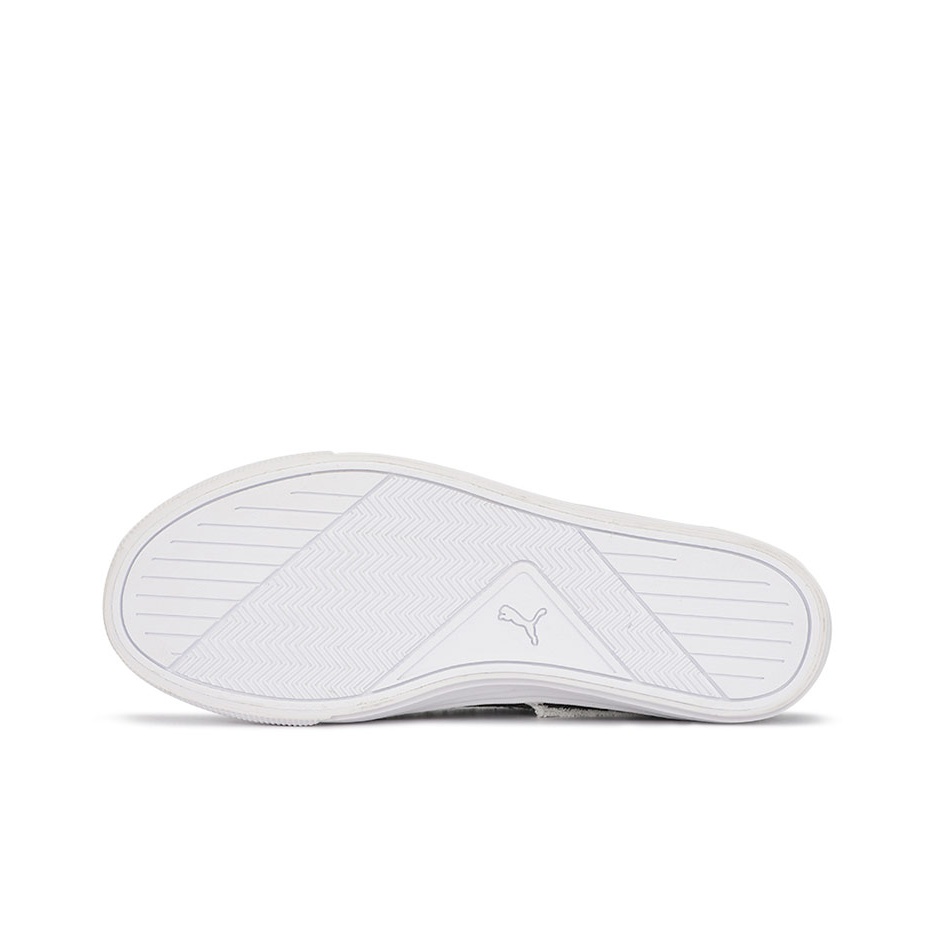 PUMA Capri Raw Cut Board Shoes Black/White - POIZON