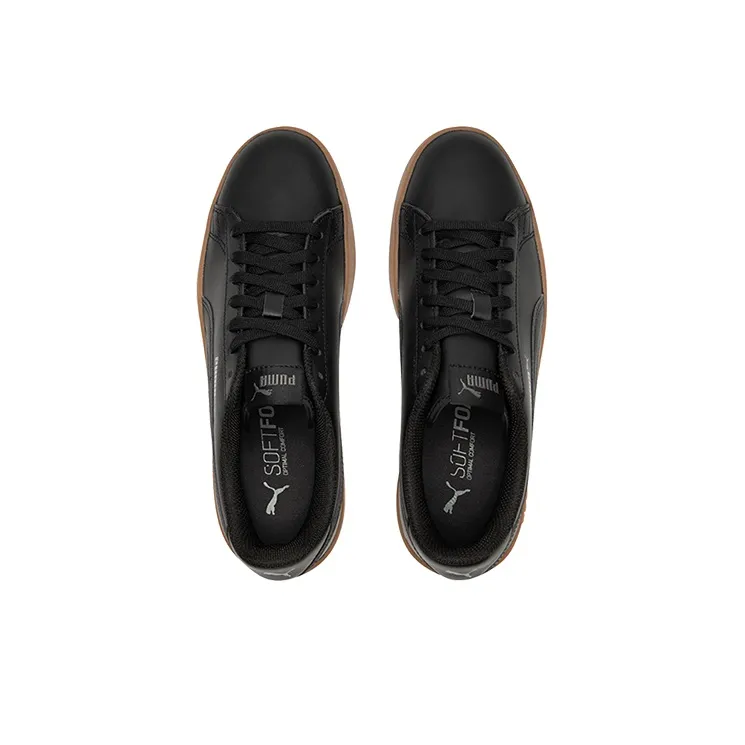 PUMA Smash V2 Low Black/Brown-3
